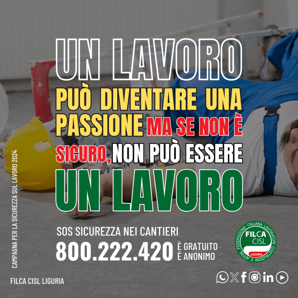 Filca Campagna Sicurezza 2024